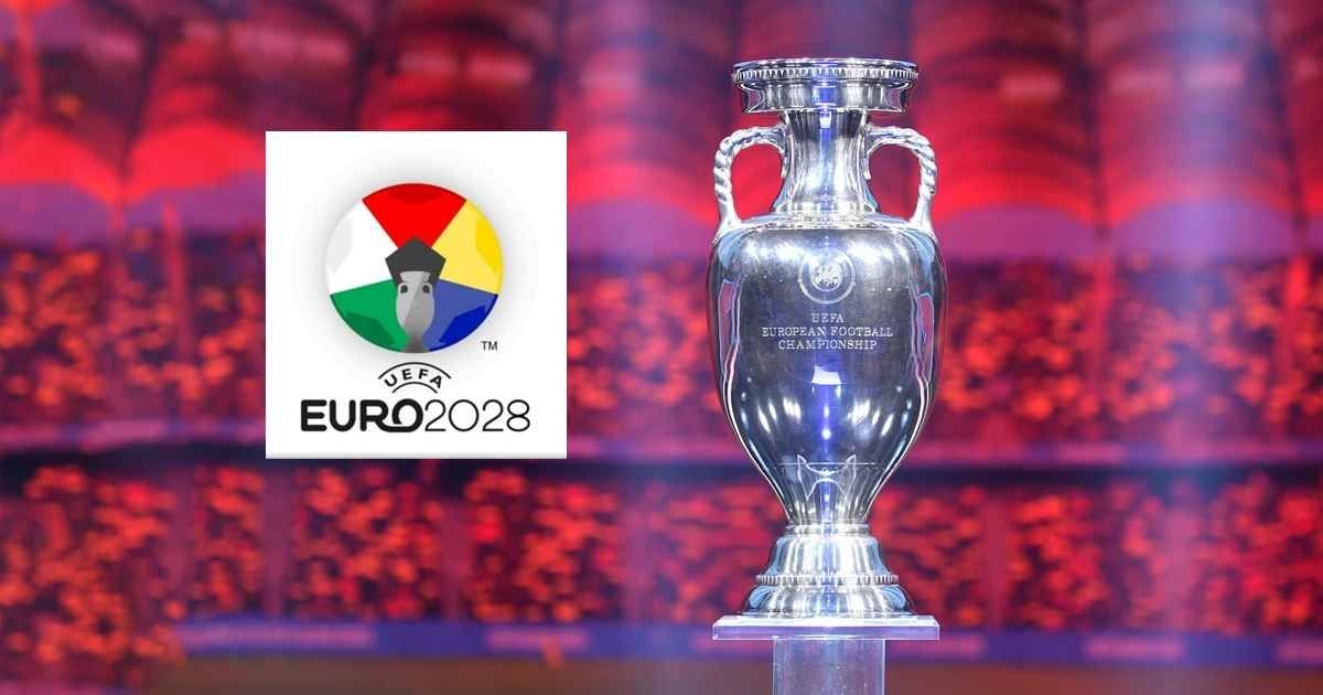 Logo của kỳ Euro 2028 đã được ra mắt